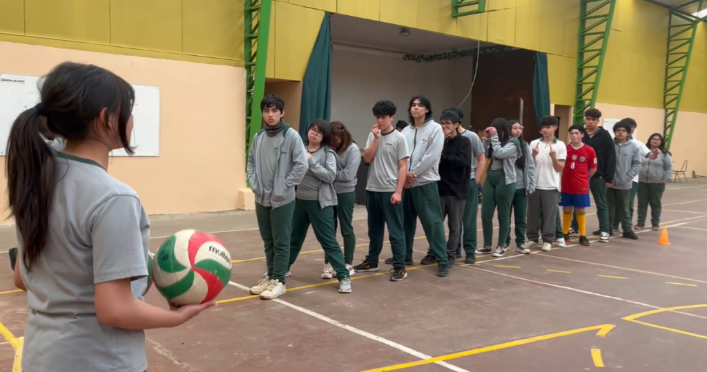 1° Medio C del Liceo CEBAT de Tomé.